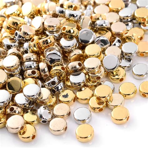 Perles D Espacement CCB Pour Bijoux Bricoler Soi M Me Perles Rondes