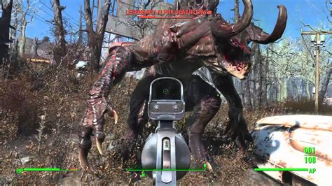 Fallout 4 Legendary Alpha Deathclaw Youtube