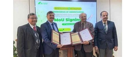 RITES Signs MoU With IIT Roorkee