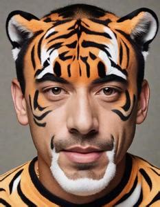 Men Tiger Fancy Dress Fancy Dress Face Swap Insert Your Face ID 896138