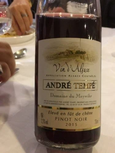 Andr Temp Domaine Du Meywihr Marc De Pinot Noir Vivino Australia