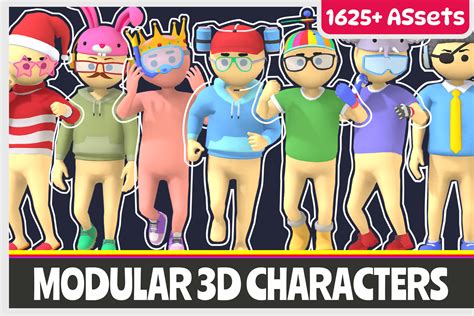 Modular D Characters Collection D Humanoids Unity Asset Store