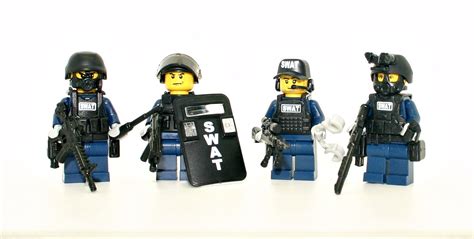 Swat Team Police Squad V2 Modern Brick Warfare Custom Minifigure Buy Online In India At