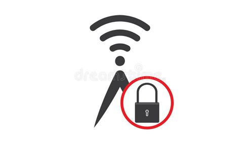 Conexi N Inal Mbrica Bloqueada Logo Wifi Icon Wifi Sign De D Wifi