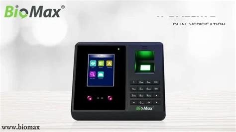 Model Name Number N Bm70w Pro Biomax Biometric Attendance System For