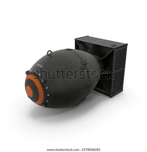 realistic atomic nuclear bomb isolated stock illustration