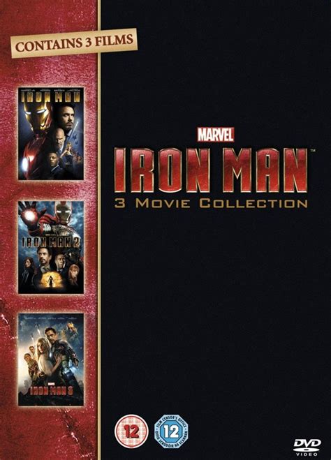 Iron Man 1 3 DVD Box Set Free Shipping Over 20 HMV Store