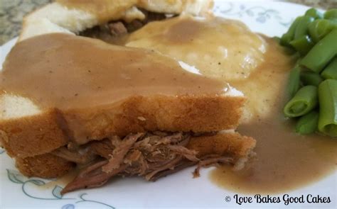 Hot Roast Beef Sandwiches With Gravy Recipe