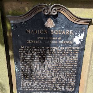 Read the Plaque - Marion Square