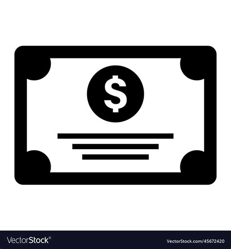 Government And Corporate Bond Icon Royalty Free Vector Image