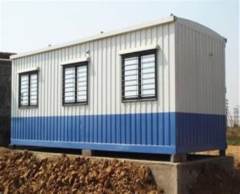 Rectangular PVC Prefab Portable Office Container For Guard Room At Rs