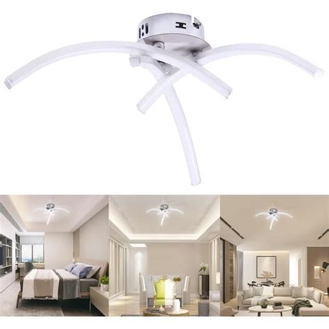 Plafonnier Led Lampe De Lustre Plafonnier Design Moderne Courb Avec