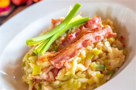 Bacon And Leek Risotto ⋆ The Charming Lonno Lodge Watamu