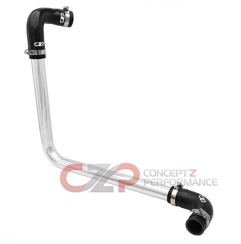 CZP Lower Radiator Hardpipe W Black Silicone Hoses Nissan 300ZX 90