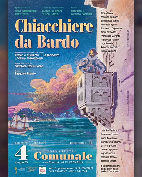 Chiacchiere Da Bardo Domenica Al Teatro Comunale Di Catanzaro Il