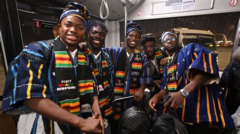 Ghana arrives for 2022 FIFA World Cup in Batakari (Pictures and Videos)