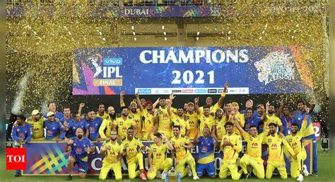 Ipl 2021 Chennai Super Kings Win 4th Title Kolkata Knight Riders Falter At Final Hurdle