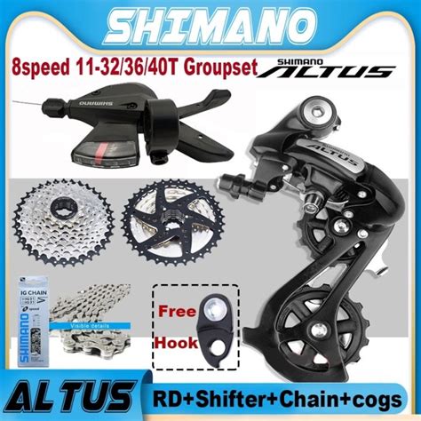 Shimano Altus Rd Speed Groupset M Shifter Speed Rear Derailleur