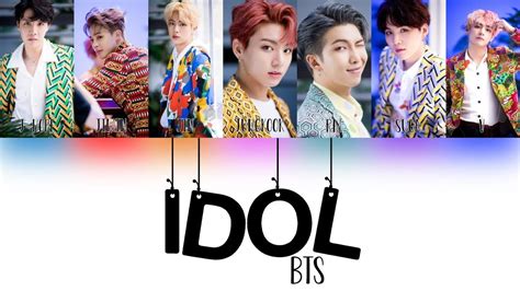 Bts 방탄소년단 Idol Color Coded Lyrics Youtube