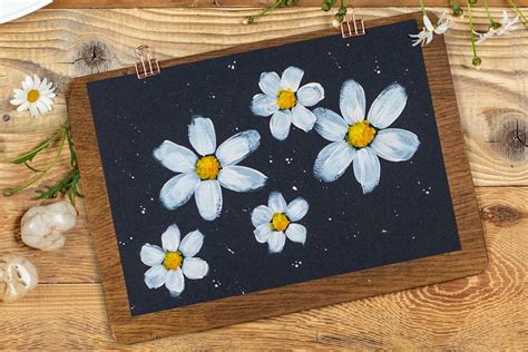 Simple Daisy Painting