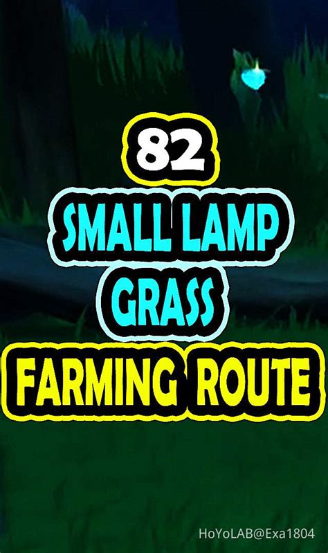 82 Small Lamp Grass Farming Route (Video + Screenshots) Genshin Impact ...