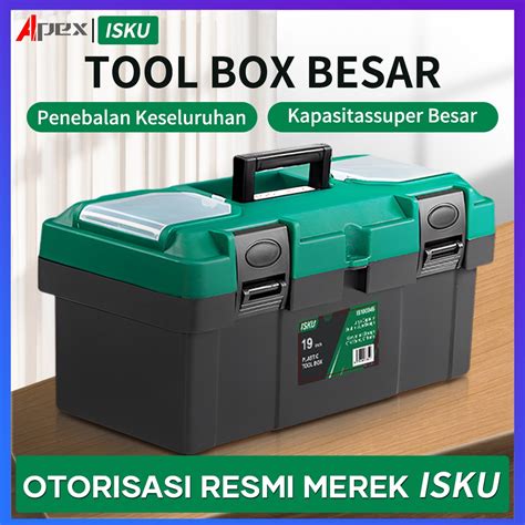 Jual Cvh60 Isku Tool Box Besar Plastik 14 15 17 18 19 20 Inch Toolbox