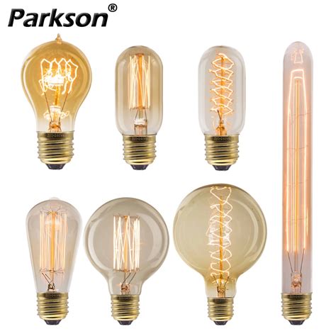 Dimmable Retro Edison Light Bulb E27 Ac 220v 110v 40w Vintage