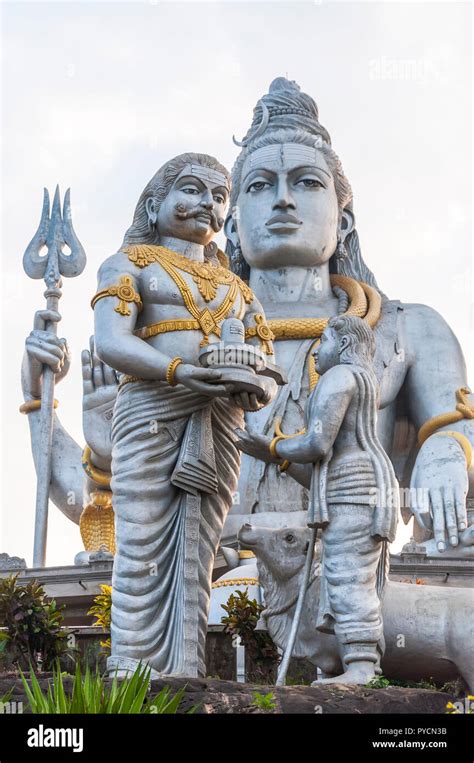 Murudeshwar Karnataka India January The Statues Of Great