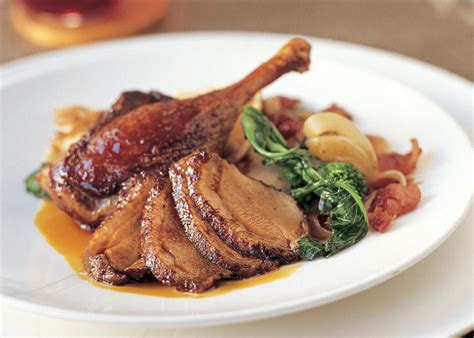 Five Spice Duck With Butternut Squash Ravioli And Broccoli Rabe Bon Appétit