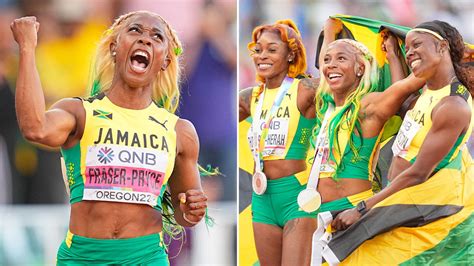 Athletics 2022 Jamaicans Make History In World First 100m Feat Yahoo