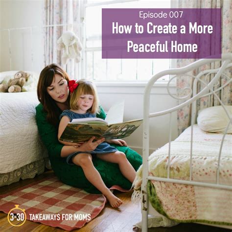 007: How to Create a More Peaceful Home // Cate Johnson - 3 in 30 ...