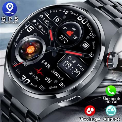 For Huawei GT4 Men Smartwatch Wireless Charging Bluetooth Call NFC