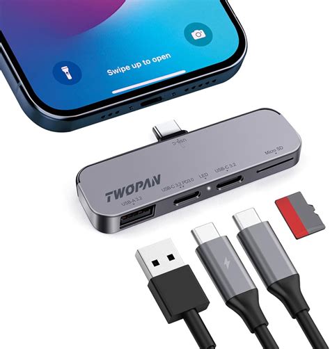 Amazon TWOPAN USB C IPhone Hub For ProRes Video Recording Ultra