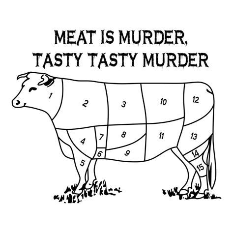 Meat Is Murder Tasty Tasty Murder Zipper Hoodie By Cocoloneo Artistshot