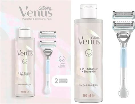 GILLETTE VENUS FOR Pubic Hair Skin Women S Razor 2 Blade Refills And