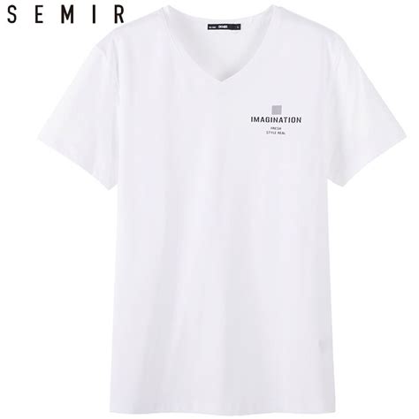 Semir T Shirt Man Short Sleeve Cotton Shirt Male New Summer Top Men