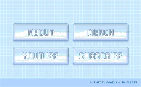 Cute Pixel Art Twitch Package Animated Animated Twitch Etsy Canada