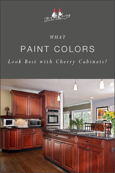 Kitchen Paint Colors With Cherry Cabinets - Cabinet : Home Decorating ...