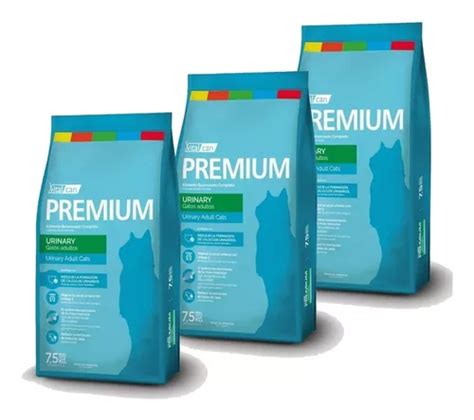 Alimento Vitalcan Premium Urinary Gato Adulto 7 5 Kg X3 K9