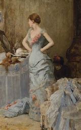 HENRI GERVEX PARIS 1852 1929 Dernière retouche avant le bal