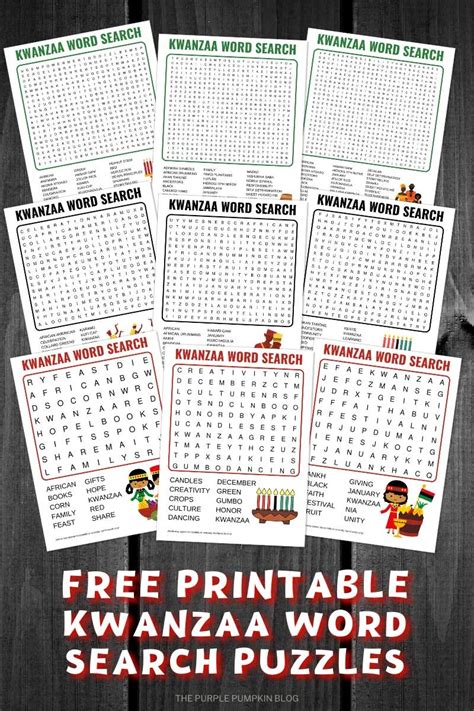 Free Printable Kwanzaa Word Search Puzzles Hot Sex Picture