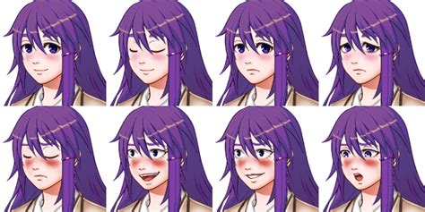 Yuri Face Sprite Sheet By Goldfang On DeviantArt