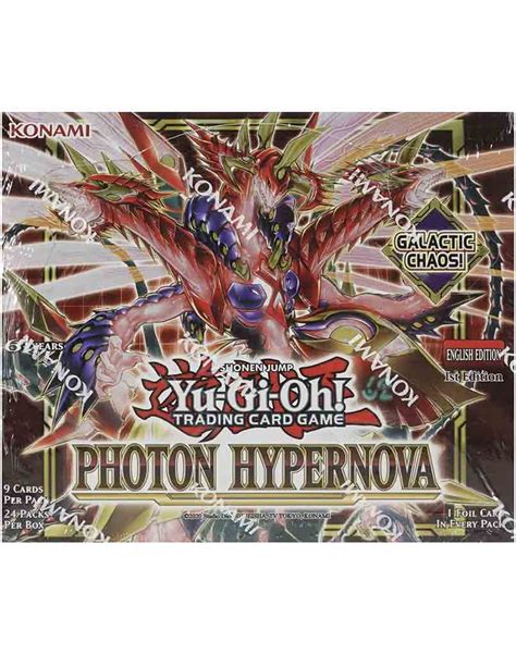 Yu Gi Oh Tcg Photon Hypernova St Ed Booster Box Diggaz Trading Cards