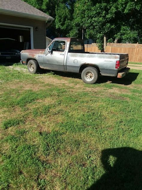 1983 Dodge D150 Pickup Grey Rwd Automatic D150 Classic Dodge D150