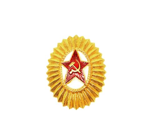 Premium Photo | Badge of soviet army isolated on white