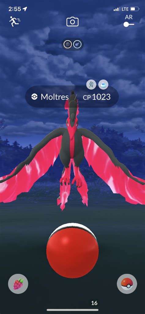 Galarian Moltres Encounter : r/pokemongo