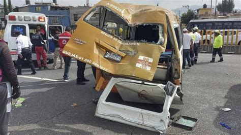 Volcadura De Combi Deja Un Muerto Y 16 Lesionados En Autopista México