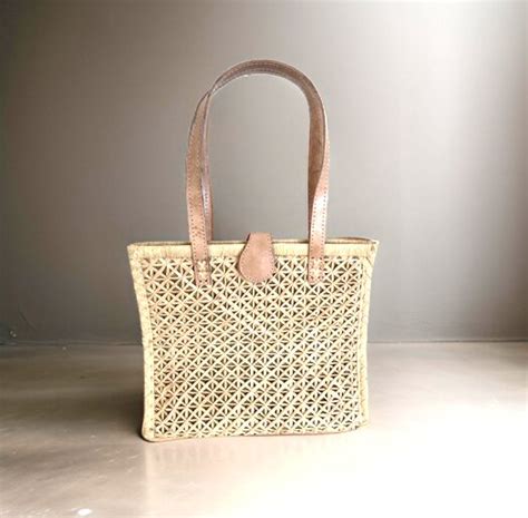 Woven Raffia Tote bag - Rosemary - Sissy Bags