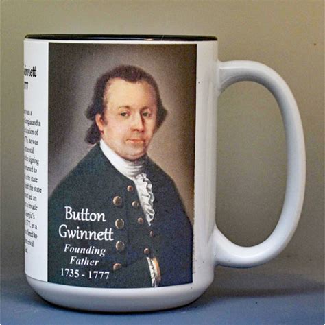 Gwinnett, Button - Declaration of Independence - HistoryMugs.us