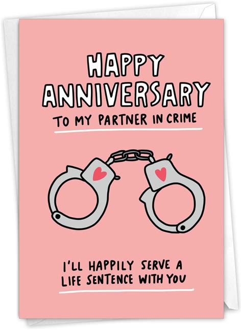 Amazon Nobleworks Funny Anniversary Greeting Card Romantic